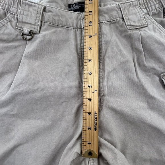5.11 Tactical Cotton Canvas Pants Men’s 32x32 Khaki Style 74251 Workwear Fishing - Picture 8 of 16